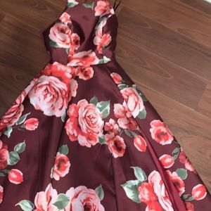 B. Smart Halter Top Prom Dress